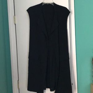 Zara long vest jacket